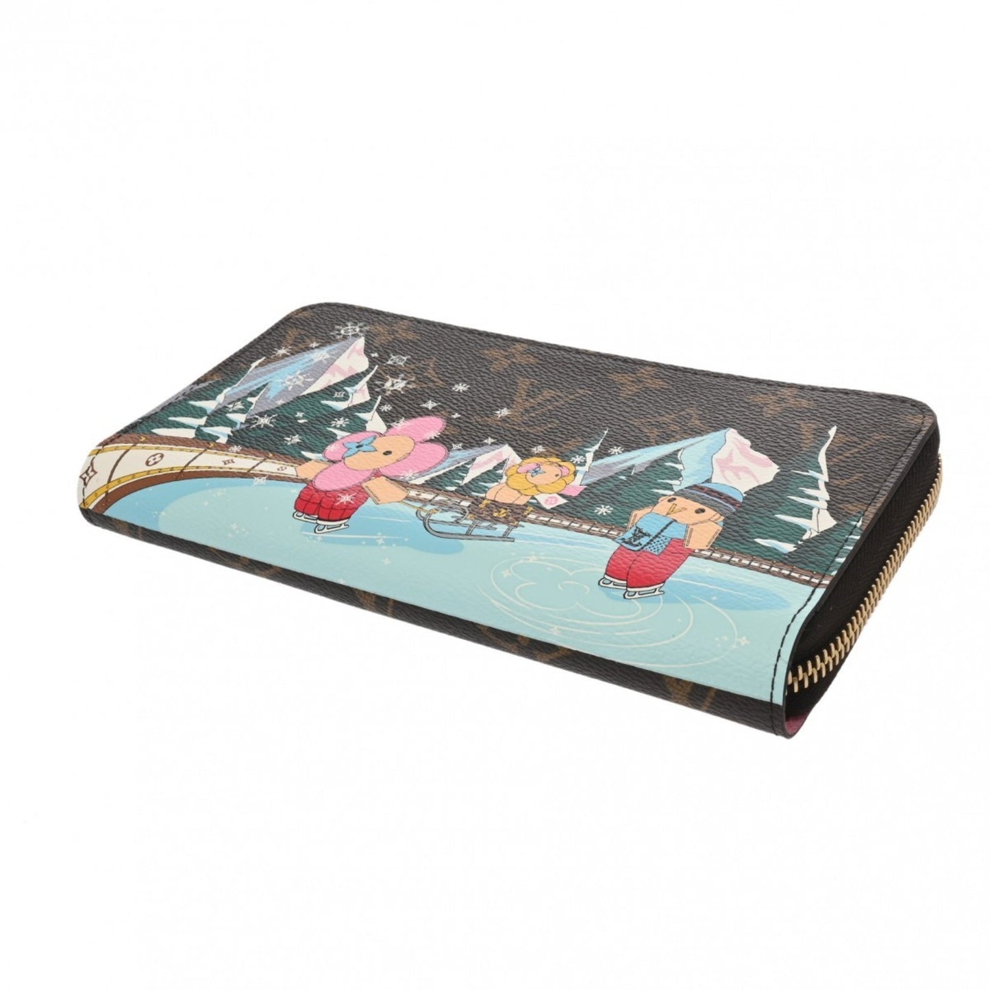 Louis Vuitton Monogram Monogram pink Monogram Long Bill Wallet (Bi-Fold)
