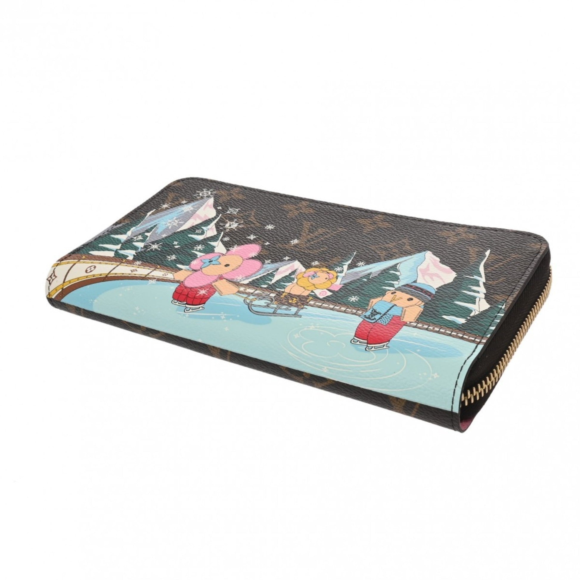 Louis Vuitton Monogram Monogram pink Monogram Long Bill Wallet (Bi-Fold)