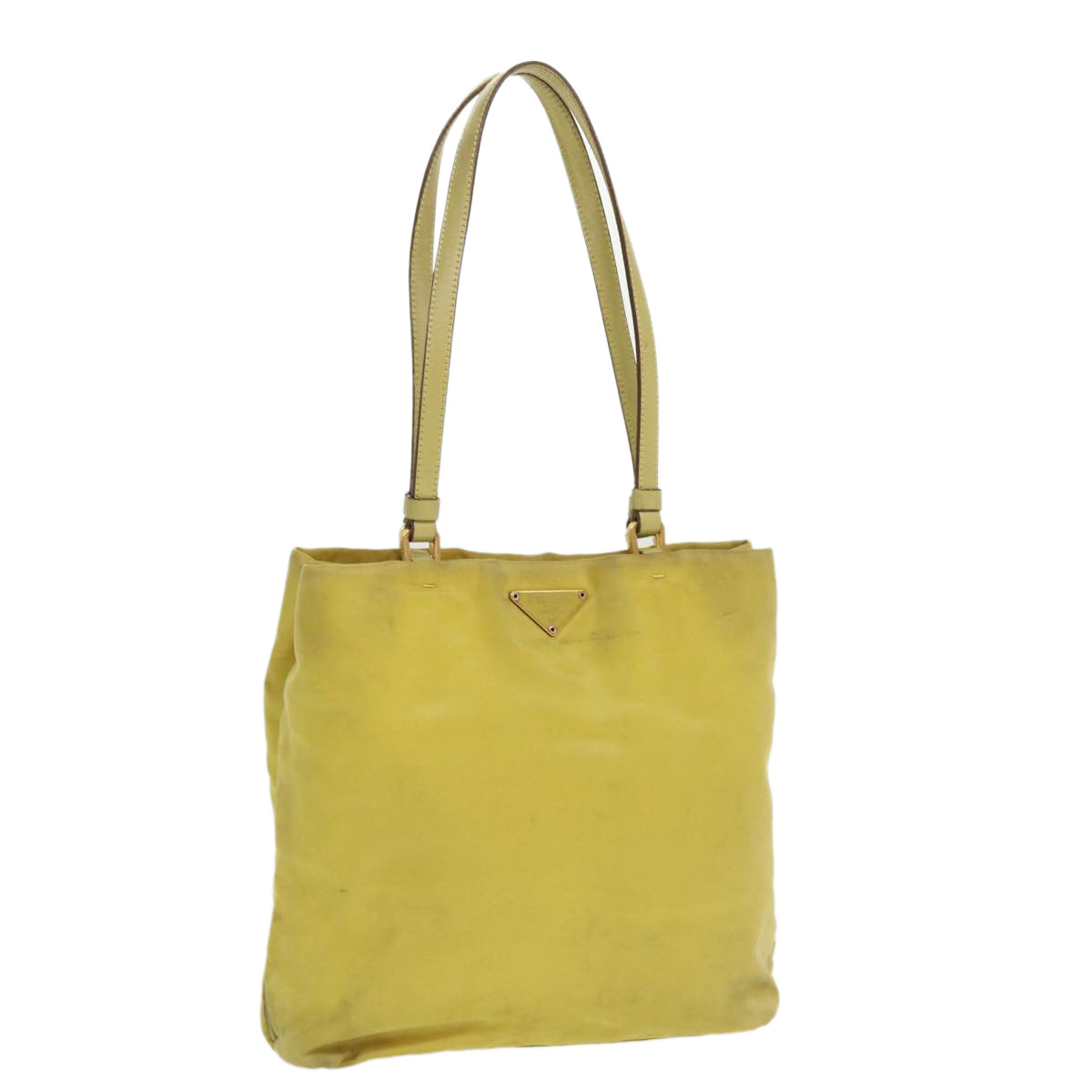 Prada Shoulder Bag Nylon Yellow Nylon Yellow Ac1462