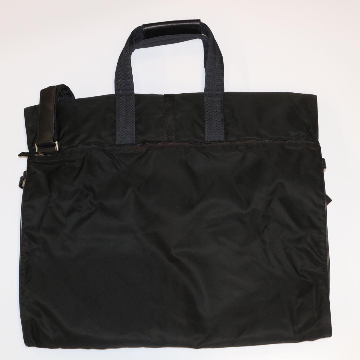 Prada Garment Cover Auth Luxury Handbag Nylon Black Travel Bag