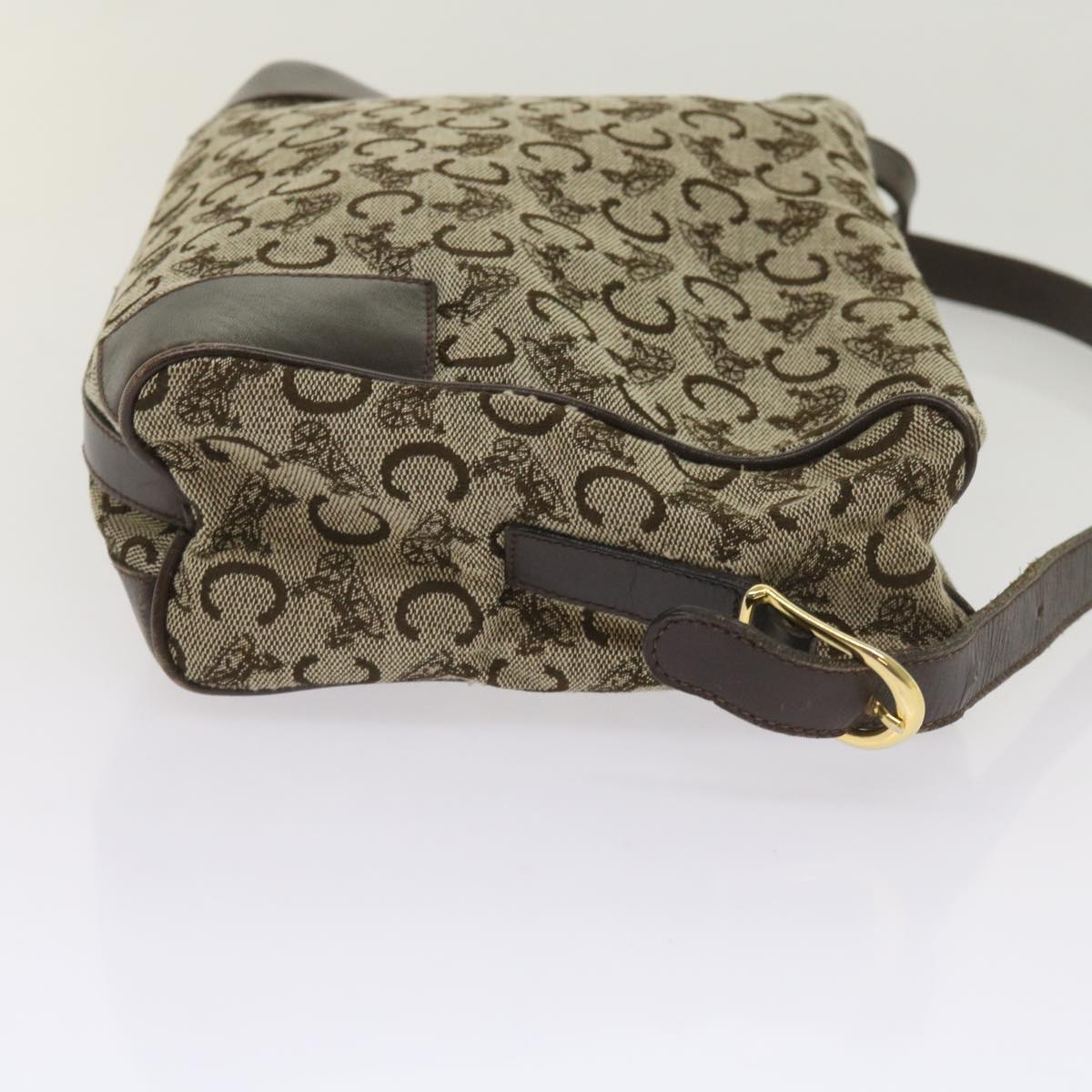 Luxury C Macadam Shoulder Bag Ac Canvas Brown