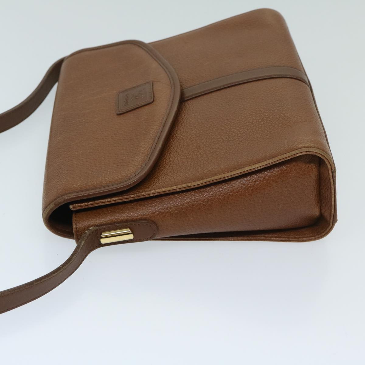 Burberry Luxury ss Shoulder Bag Auth Ac2838 Leather Brown