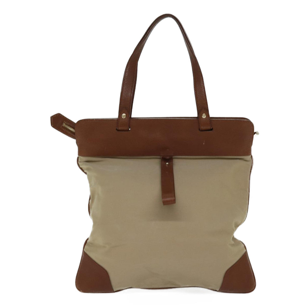 Burberry Luxury Tote Bag Auth Ac2929 Canvas Beige