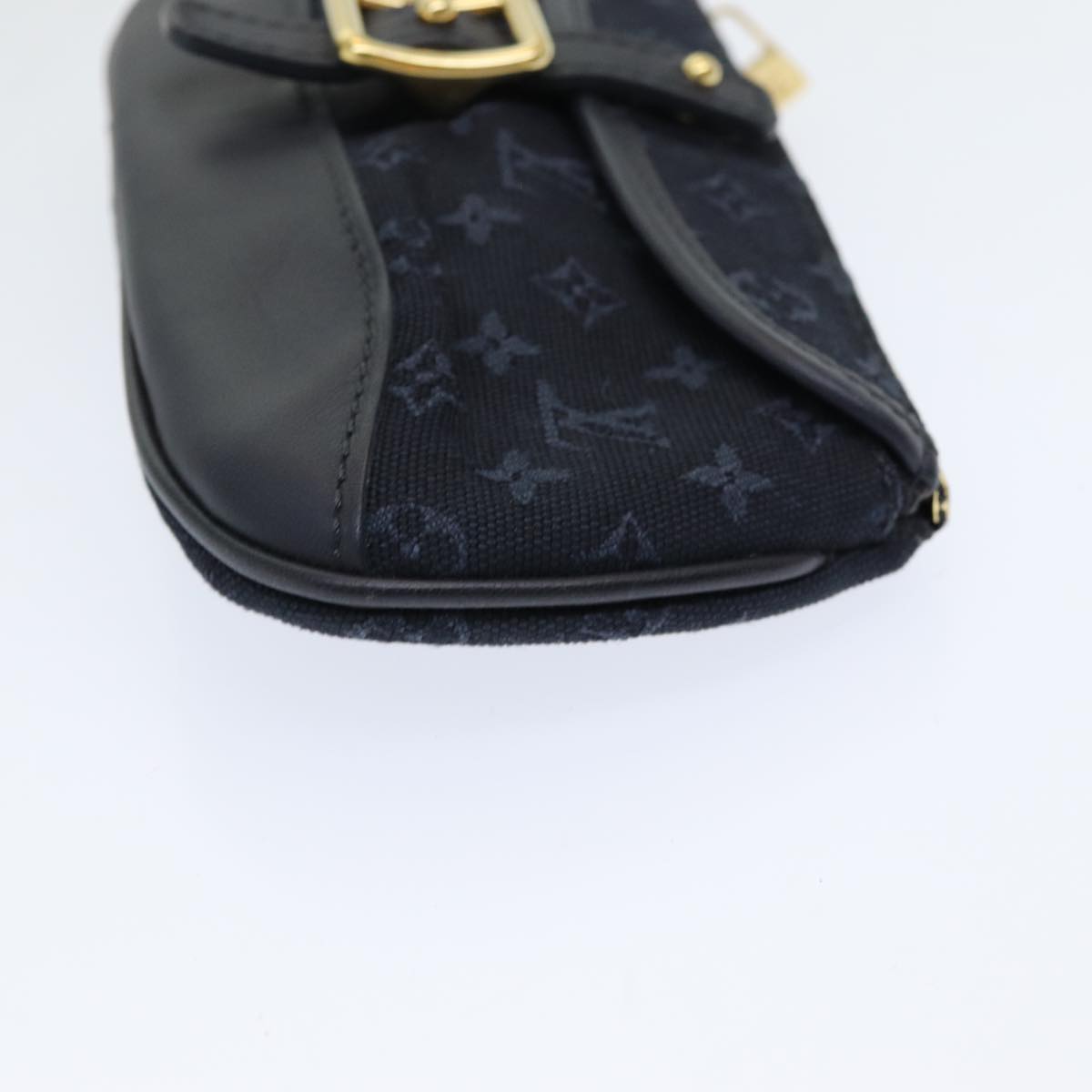 LOUIS VUITTON Monogram Mini Ansophie Pouch TST Blue M92697 LV Auth ac3116