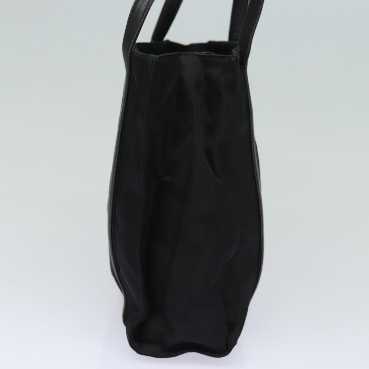 Prada Shoulder Bag Auth Nylon Black Black Auth Ac3142