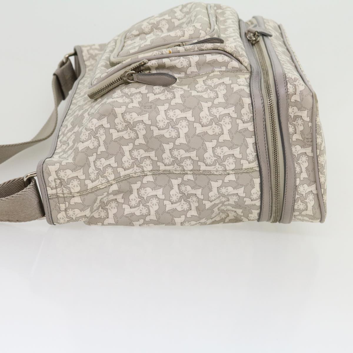 Luxury Salky Pattern Shoulder Bag Ai Tominaga Leather