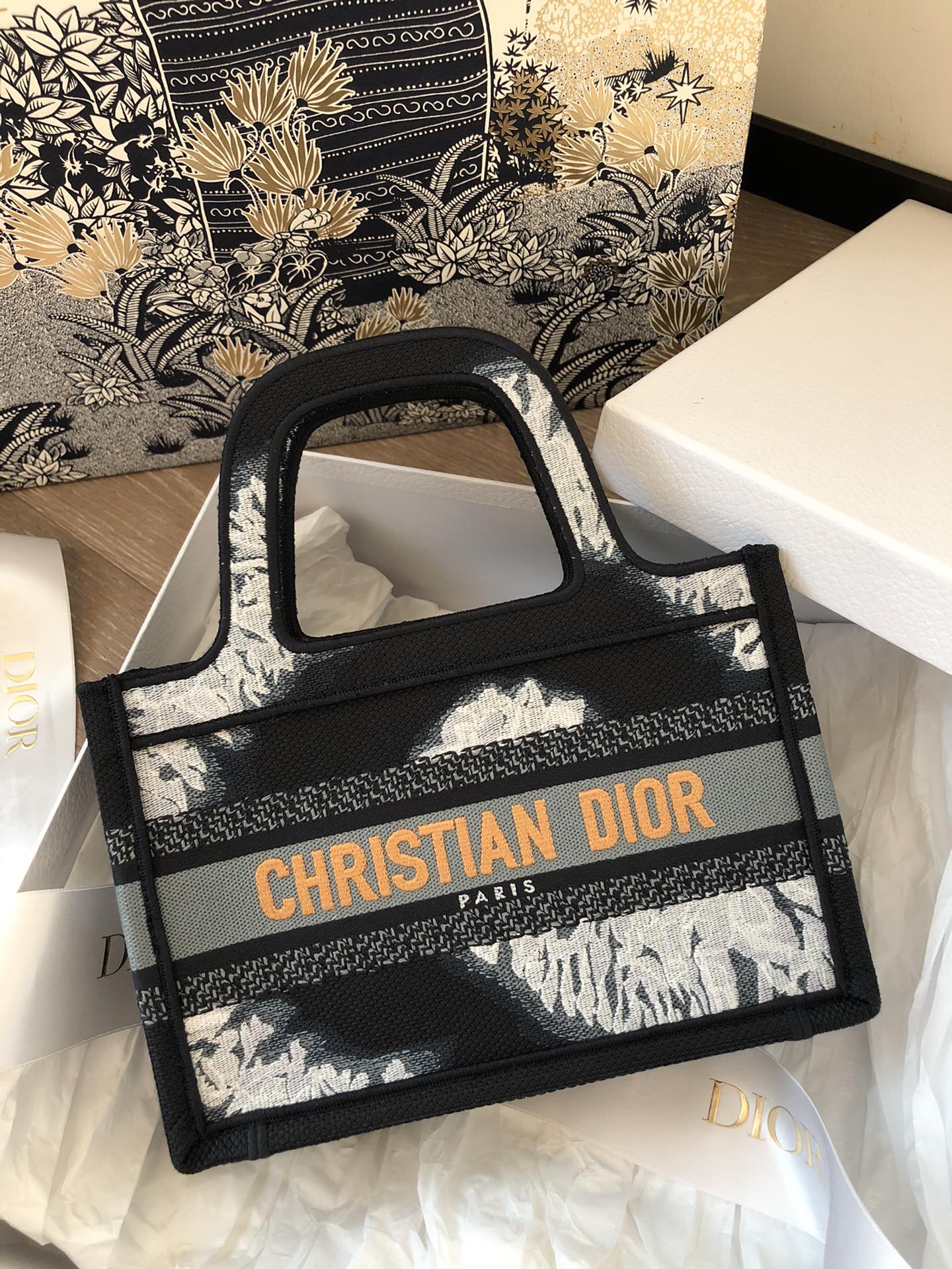 Book Cd Black Mini Book Tote Bag