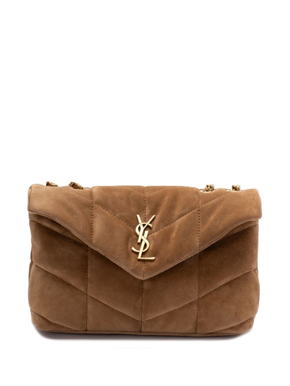 YSL Saint Laurent Saint Laurent Trending Women Toy Puffer Bag Gold Travel Bag