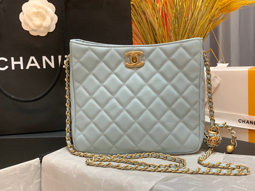 CHLHobo Light 16cm 6in Blue Shoulder Bag
