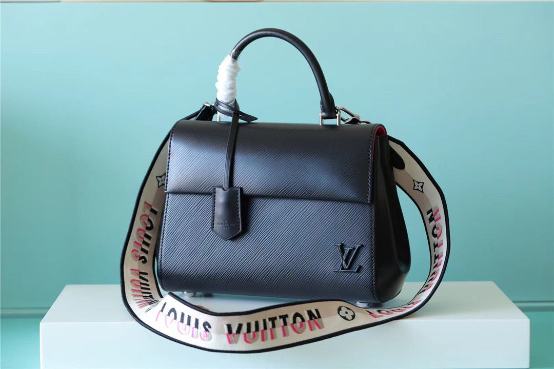Top Quality Cluny Epi For Women Shoulder Black Mini Crossbody Bag