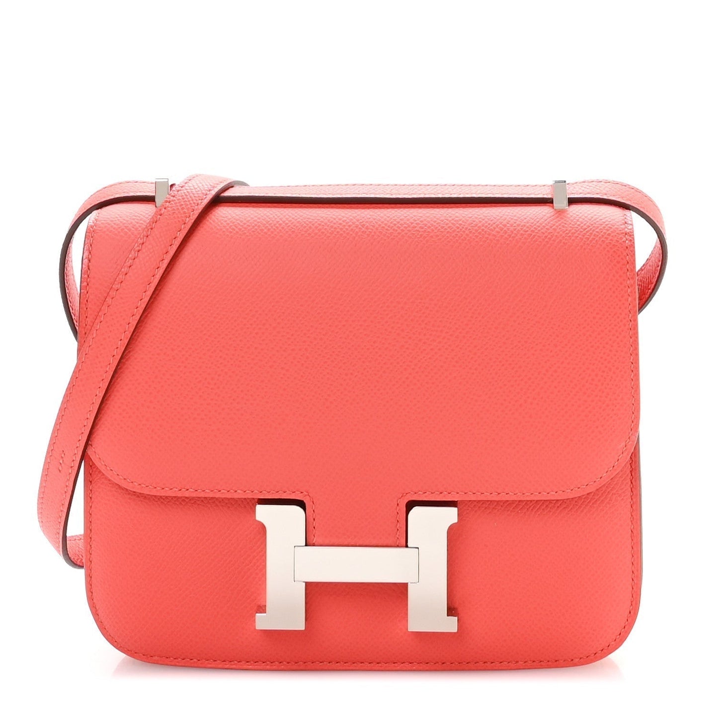 Hermes Epsom Constance Field Handbag Orange Travel Bag