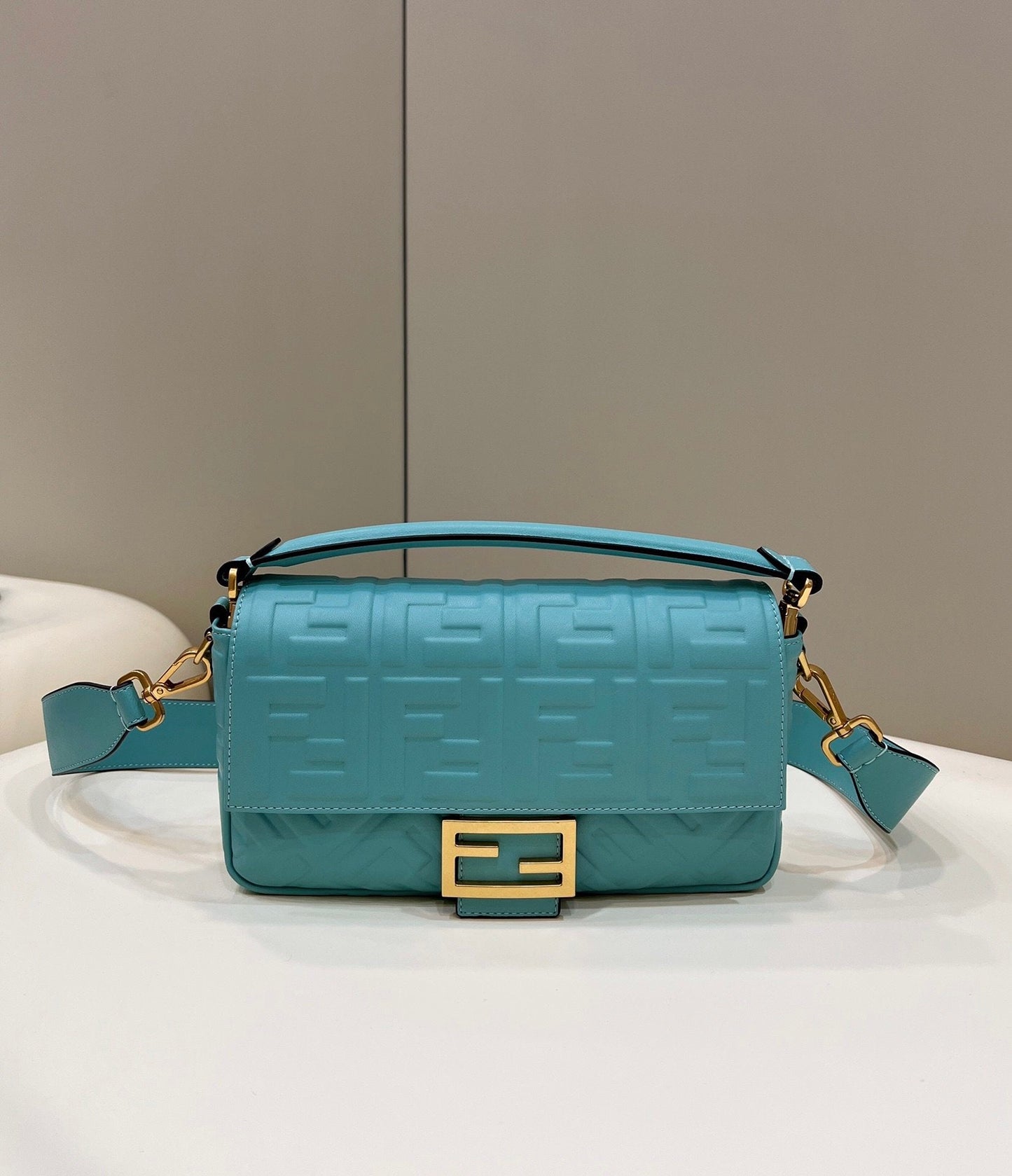 Fi Baguette Teal For Women Handbags Shoulder Crossbody Bag