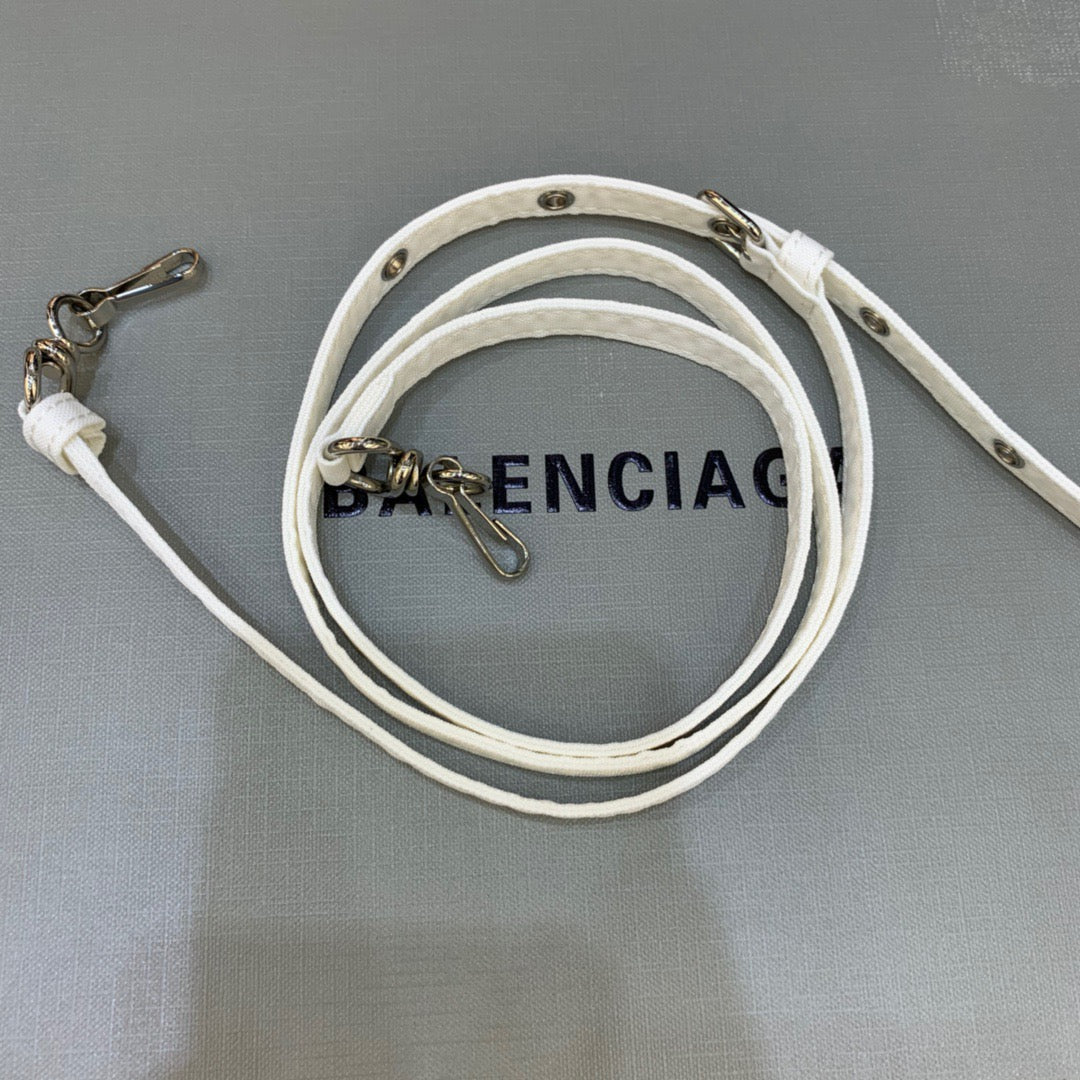 Balen Le Cagole Metop Qualityum Bag In White Bucket Bucket Bag