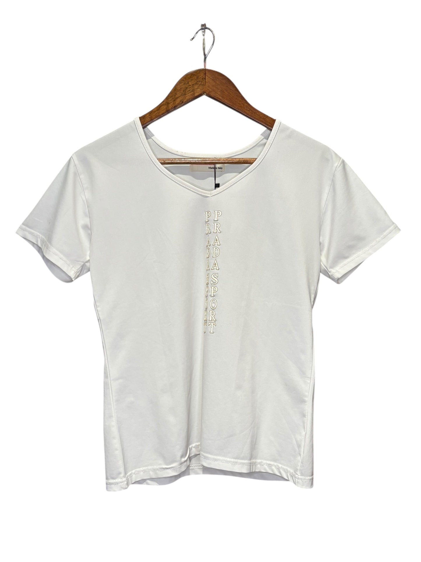 Prada Handbag Sport Short Sleeve Top Logo