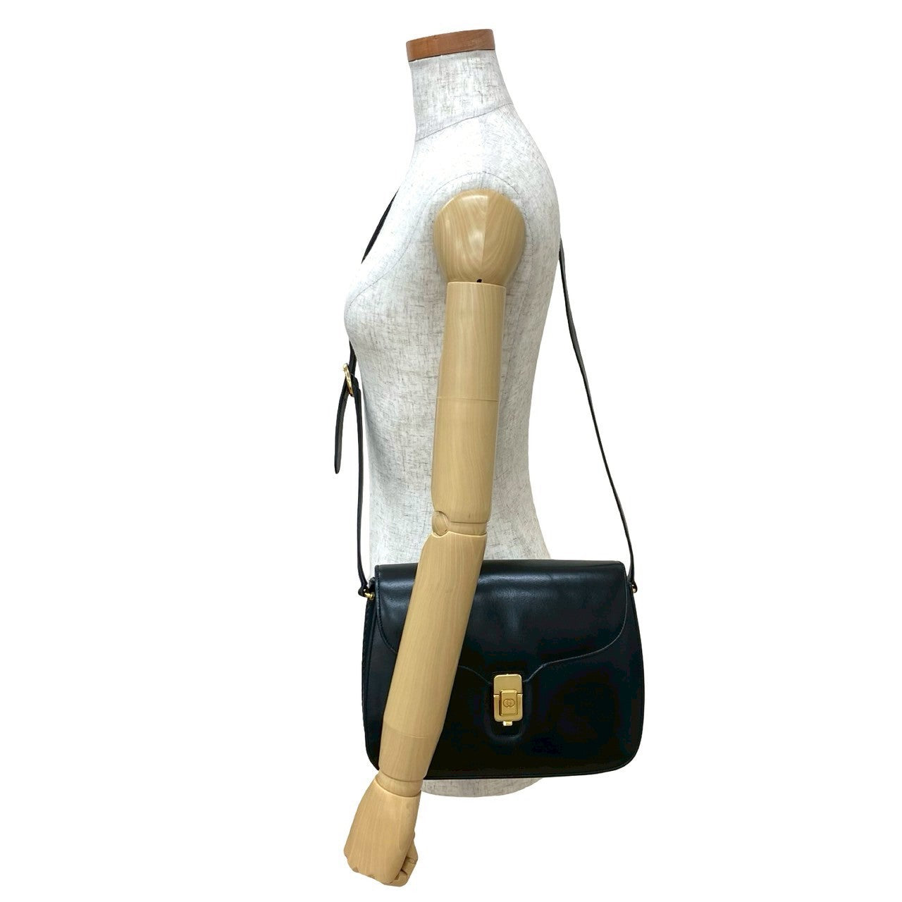 Gucci Old Calf Shoulder Bag Leather Bag 2