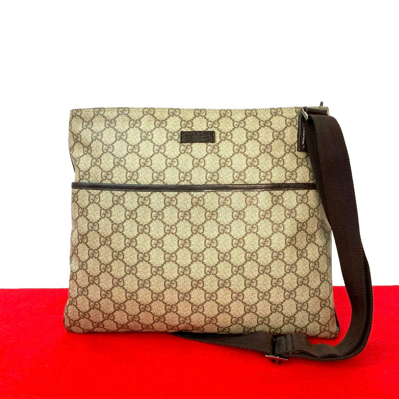 Gucci 2Way Shoulder Bag Leather Logo