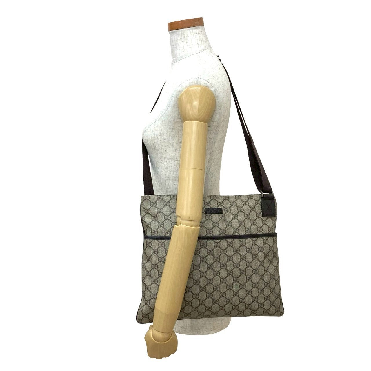 Gucci 2Way Shoulder Bag Leather Logo