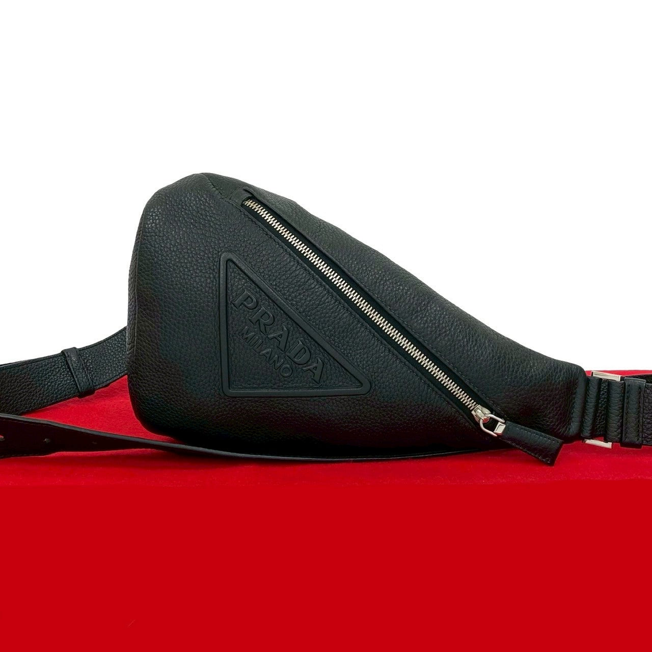 Prada Daino 2Way Shoulder Bag Leather Vitello