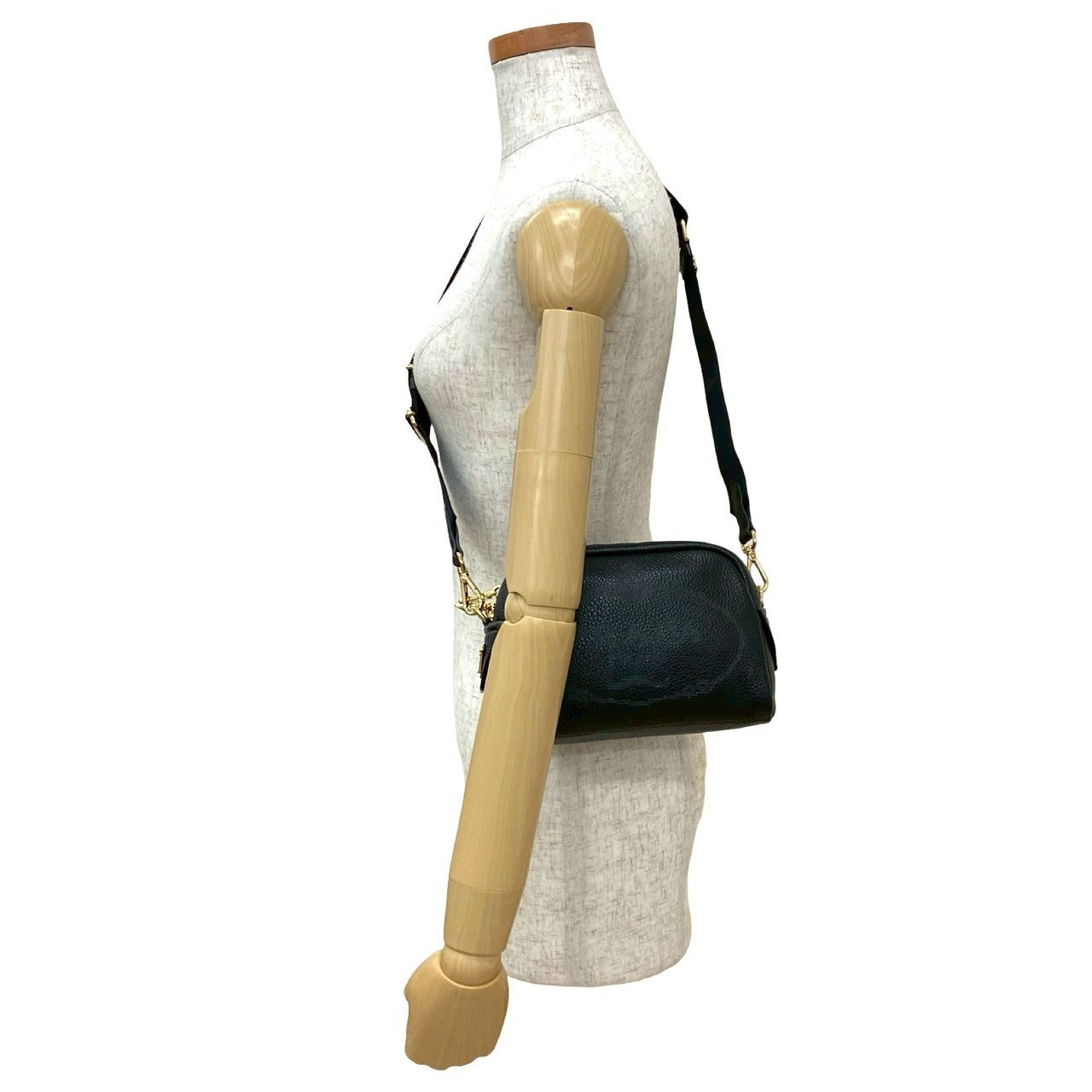 Prada Daino Shoulder Bag Leather Vitello Shoulder Bag 2