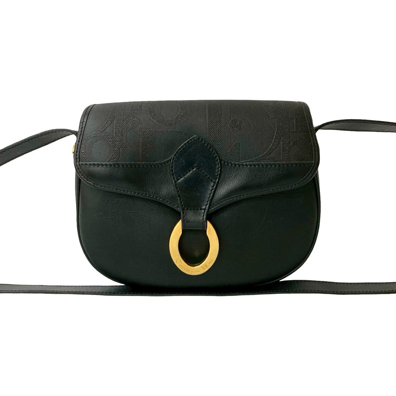 Dior Christian Trotter Shoulder Bag Leather