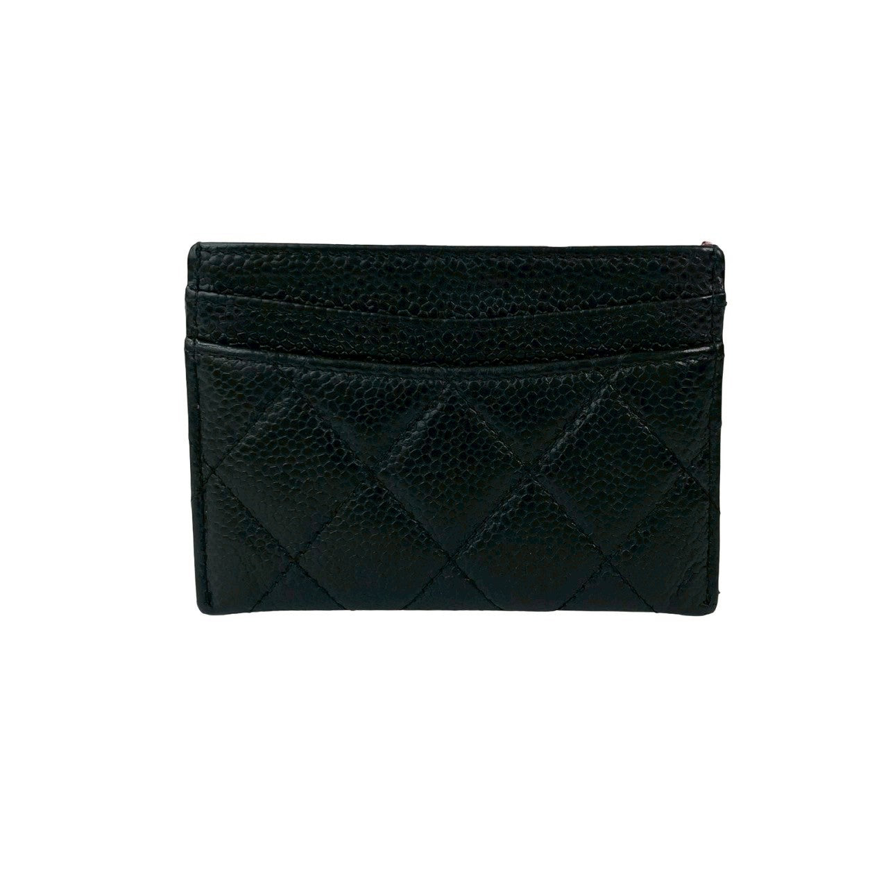 Chanel Matelassé Caviar Leather Card Case Bag