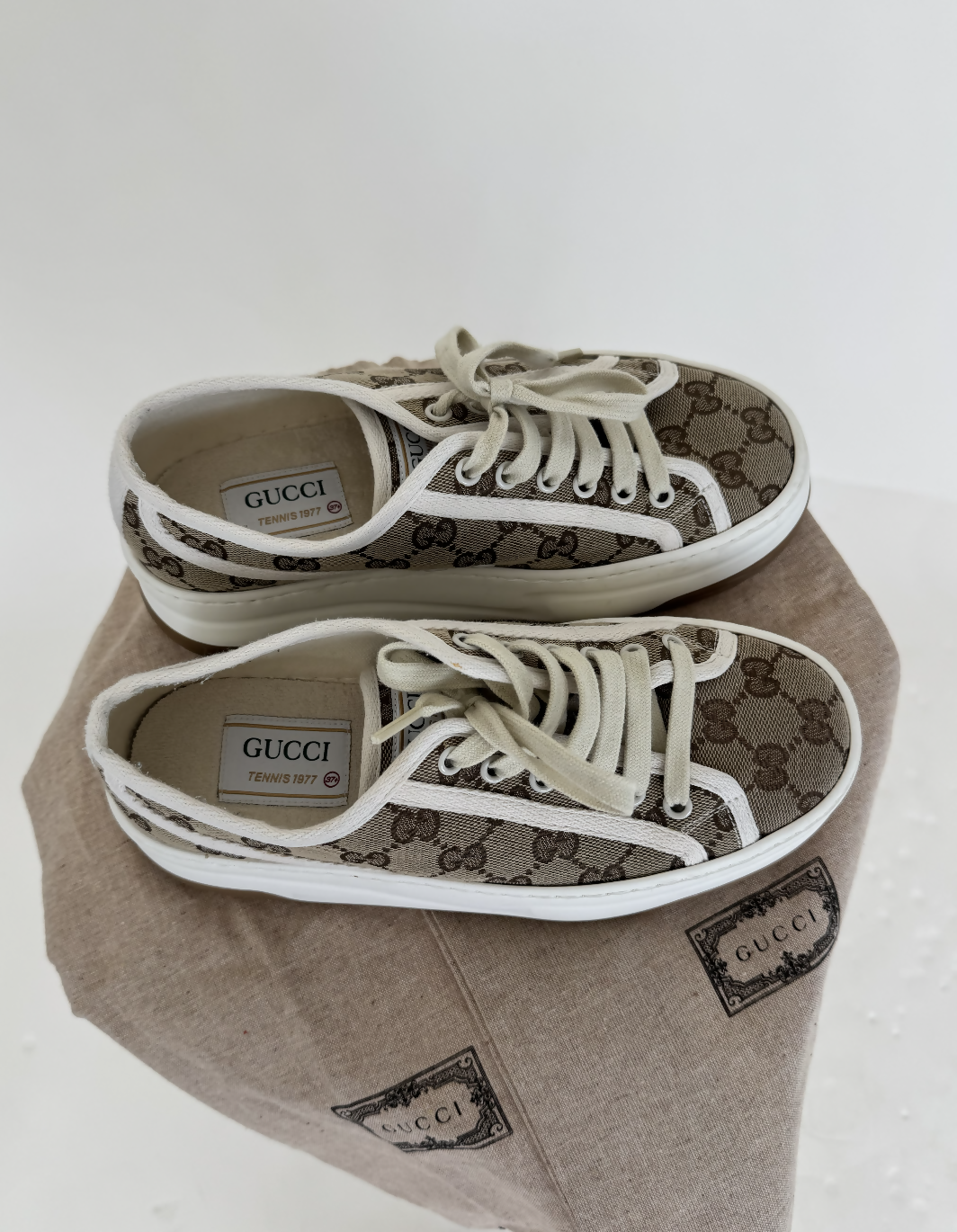 Gucci Logo Tennis Sneakers - Full Set
