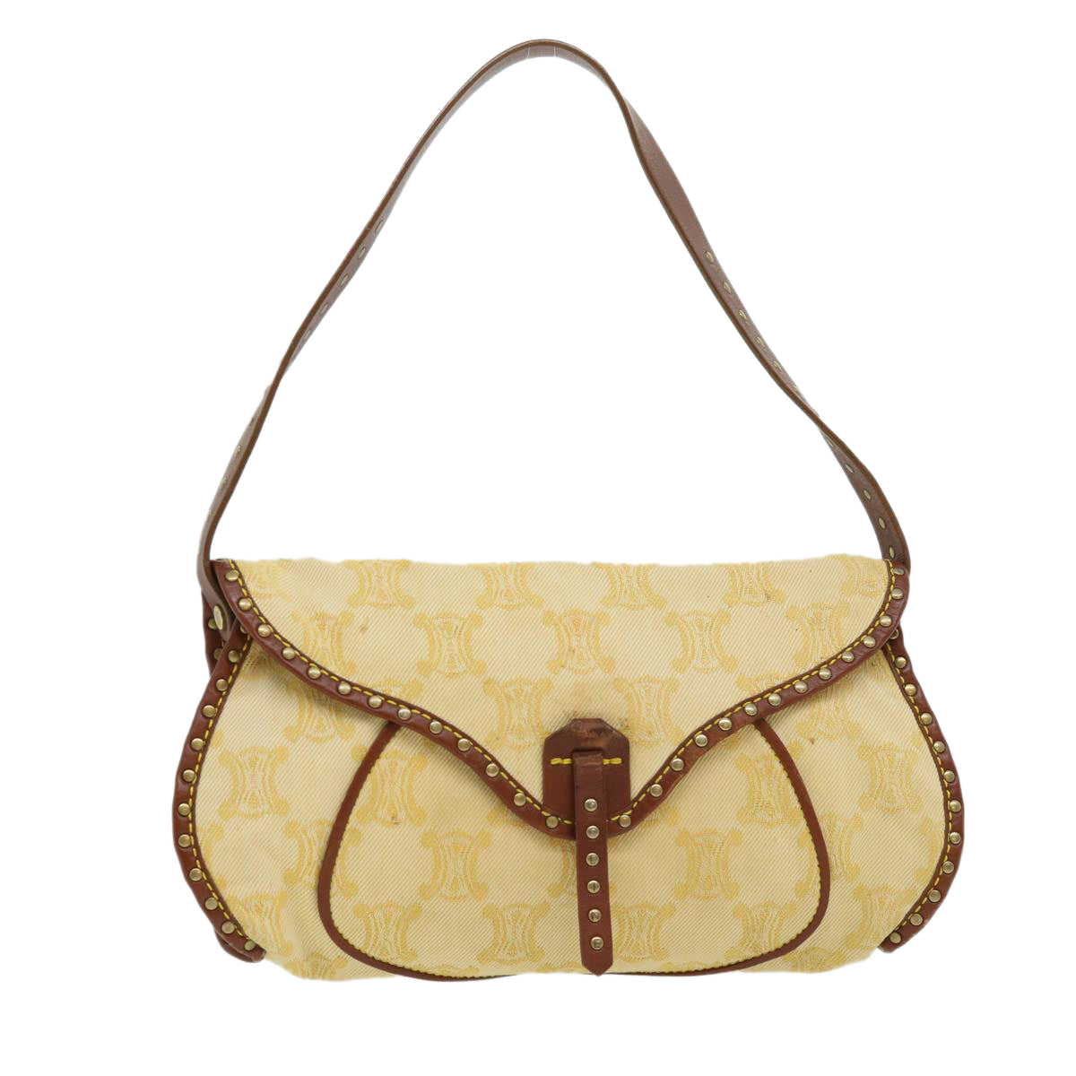 Luxury Paris Macadam Shoulder Bag Am Canvas Beige