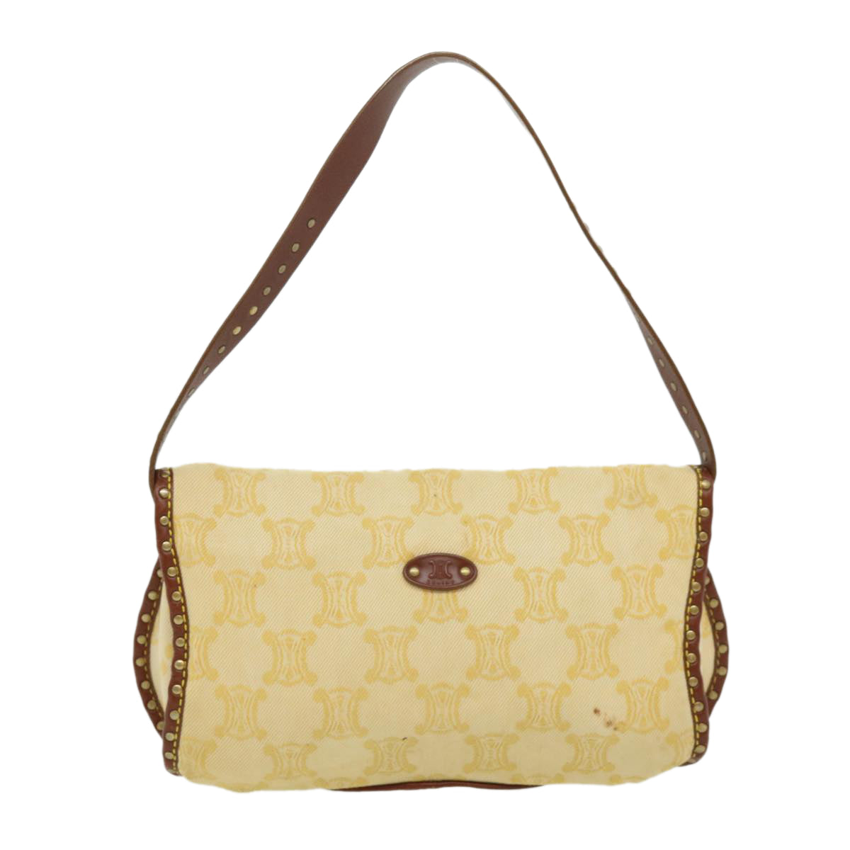 Luxury Paris Macadam Shoulder Bag Am Canvas Beige
