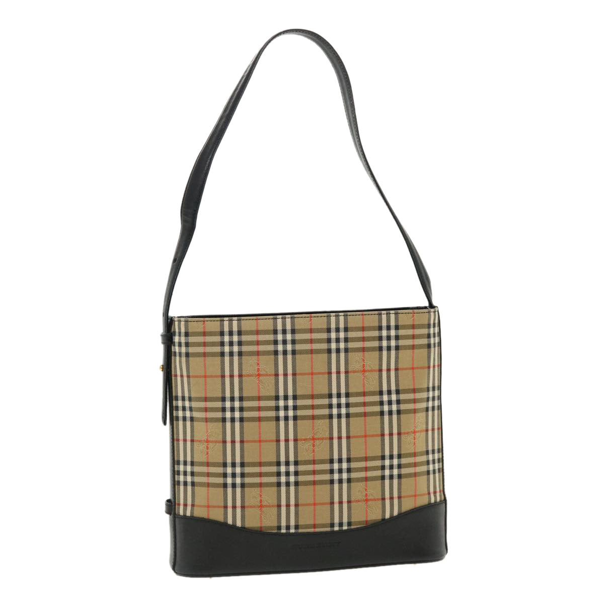 Burberry Luxury Nova Check Shoulder Bag Auth Am3155 Beige
