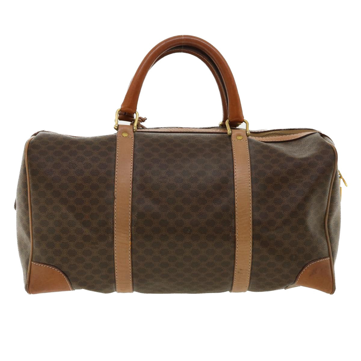 Luxury Macadam Boston Bag Pvc Am Leather Canvas Travel Bag