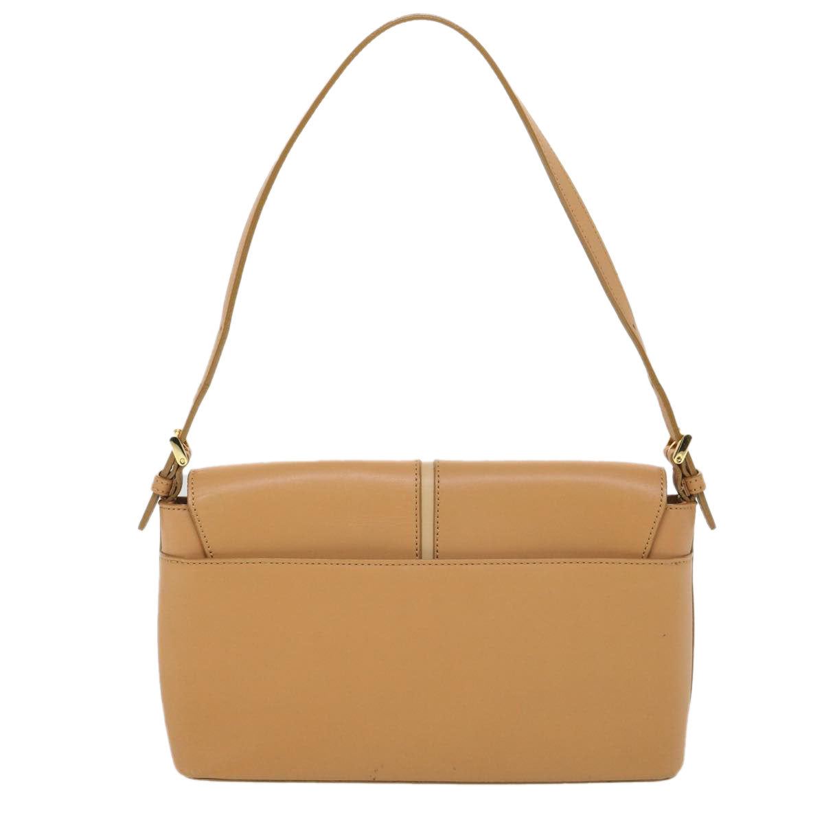 Burberry Luxury Shoulder Bag Auth Am3721 Leather Orange