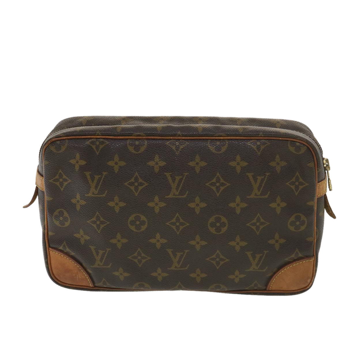 LOUIS VUITTON Monogram Compiegne 28 Clutch Bag M51845 LV am4107