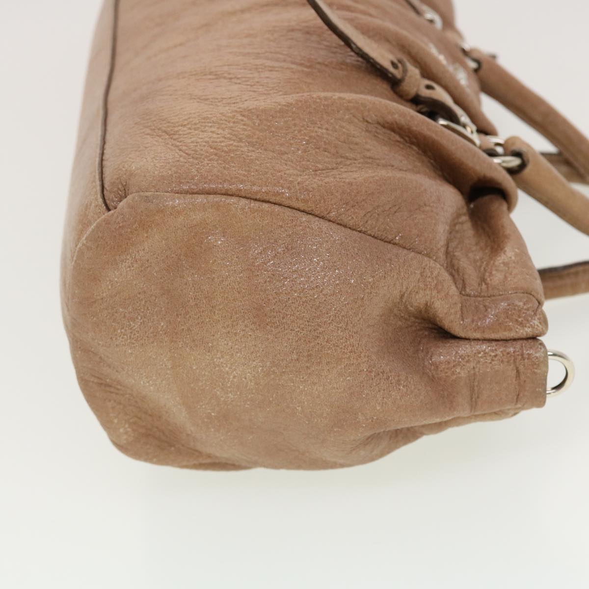 Prada Shoulder Bag 2Way Leather Brown 2Way Brown Am4385