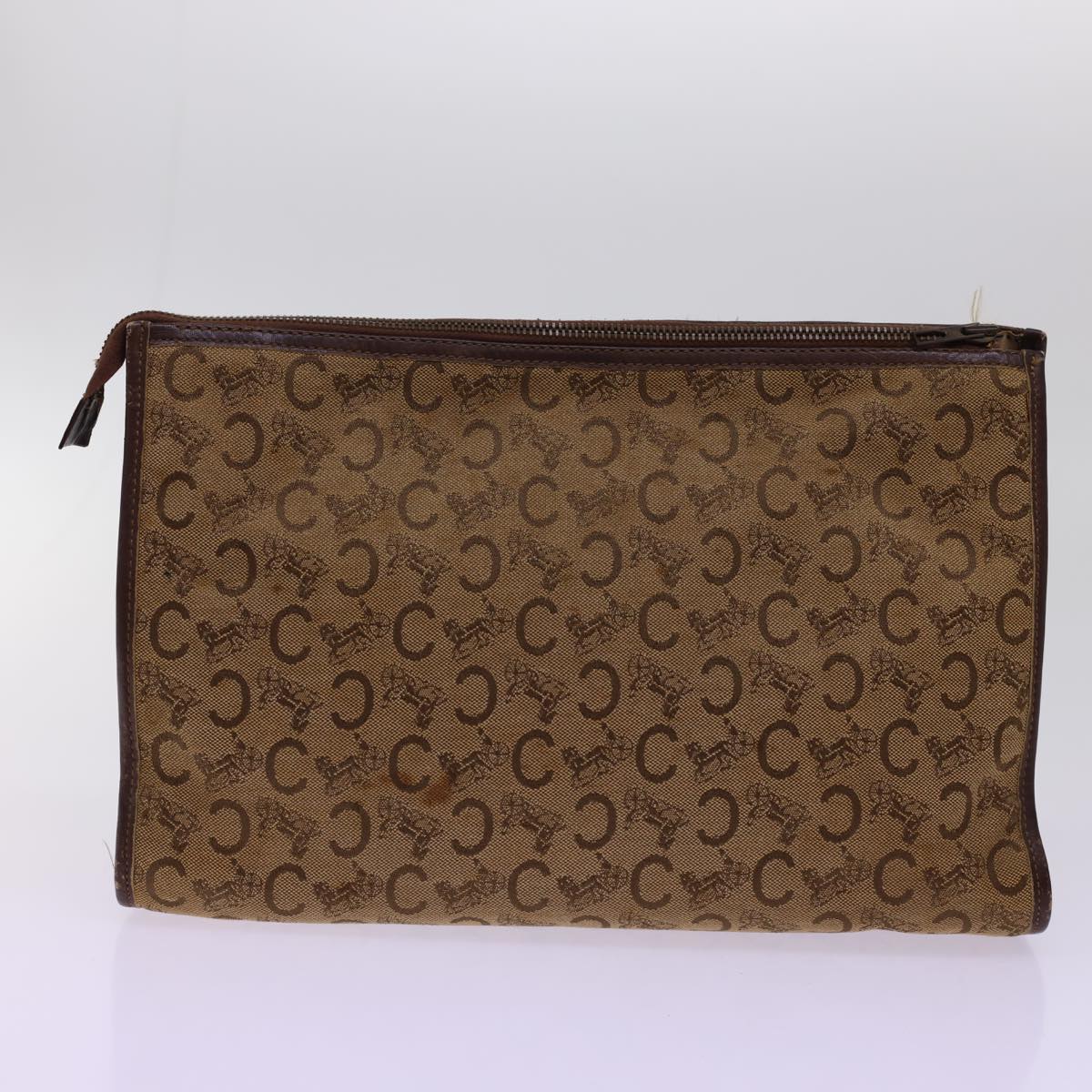 Luxury Shoulder Bag Set Beige Am Leather Canvas