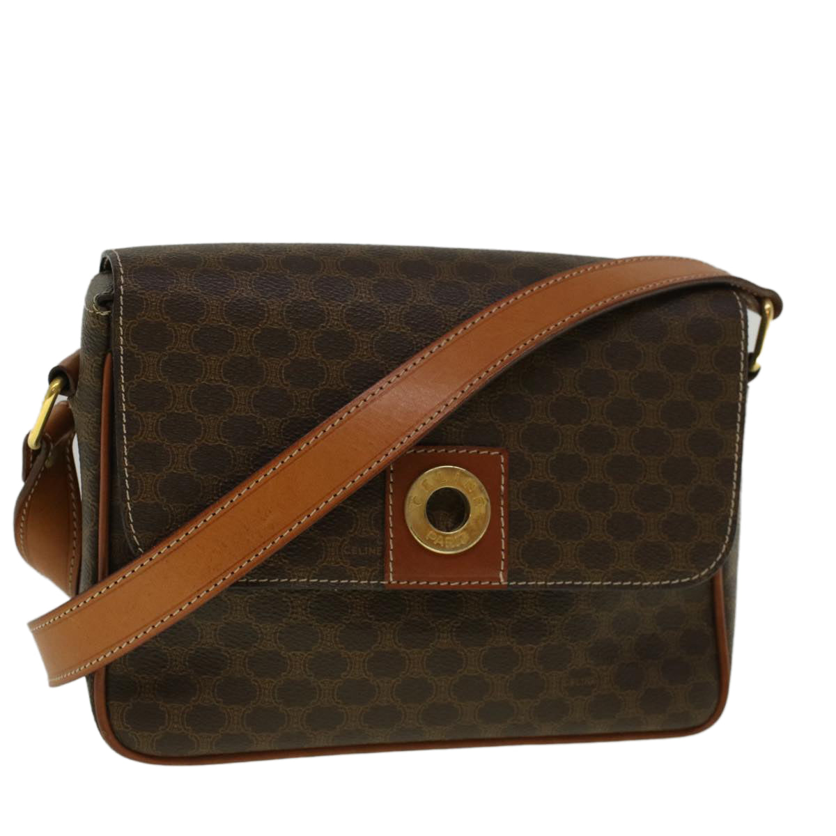 Luxury Macadam Shoulder Bag Pvc Am Leather Canvas