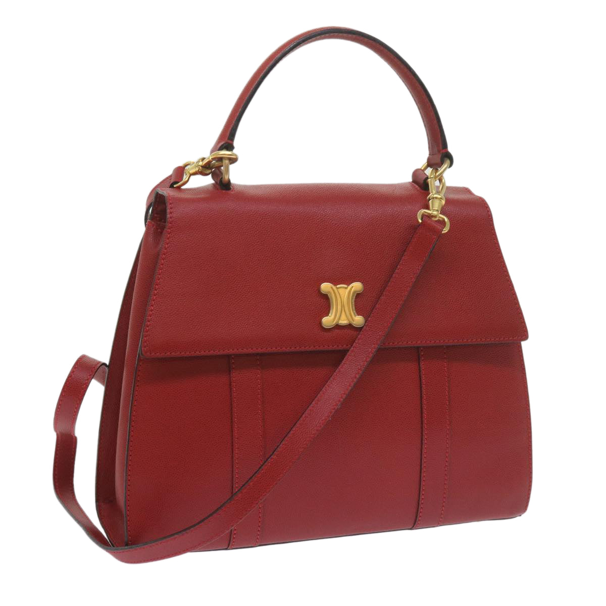 Luxury Hand Bag Way Am Leather Red Travel Bag