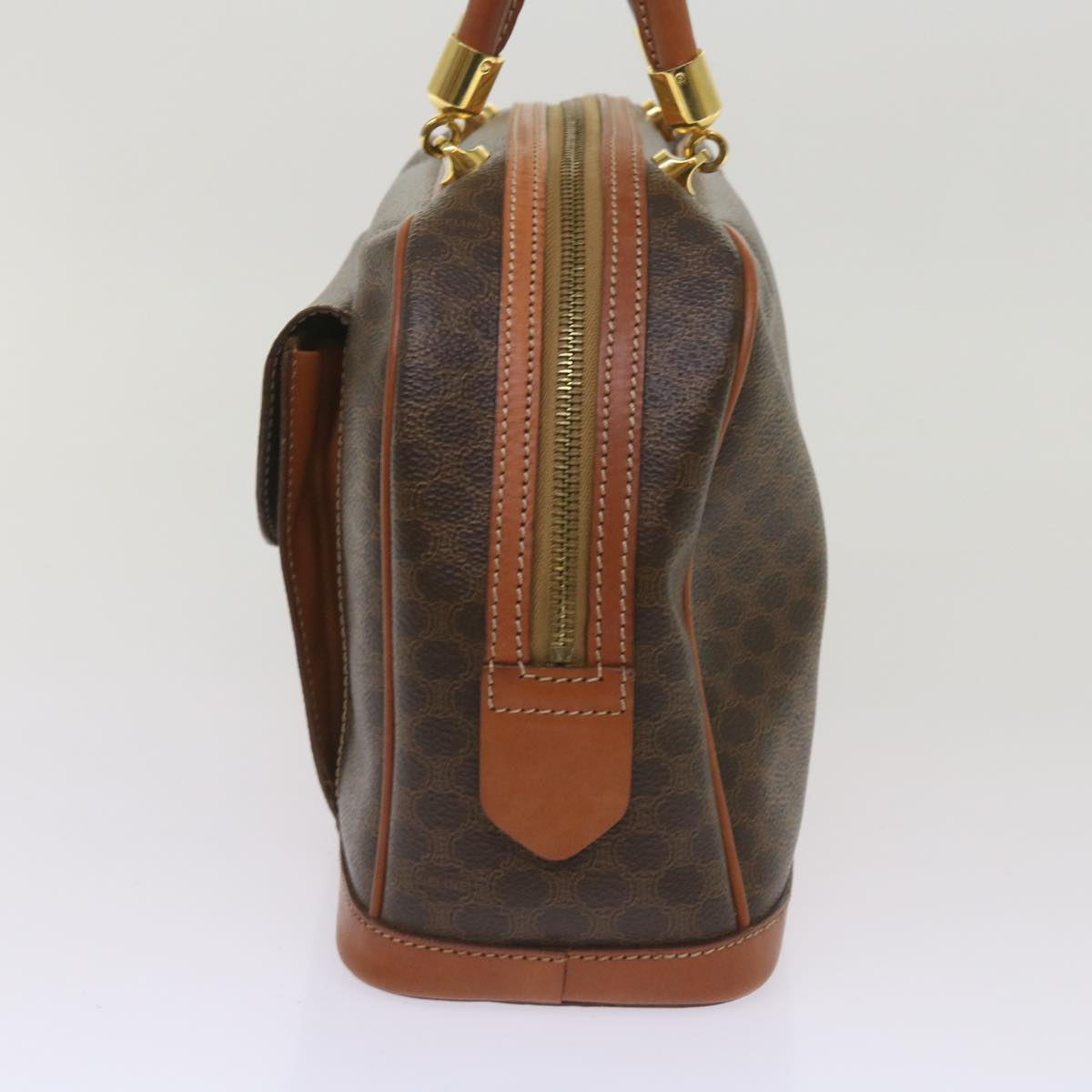 Luxury Macadam Hand Bag Pvc Am Canvas Brown Travel Bag