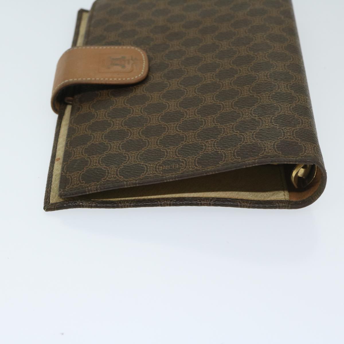 Luxury Macadam Day Planner Cover Pvc Am Canvas Brown Travel Bag