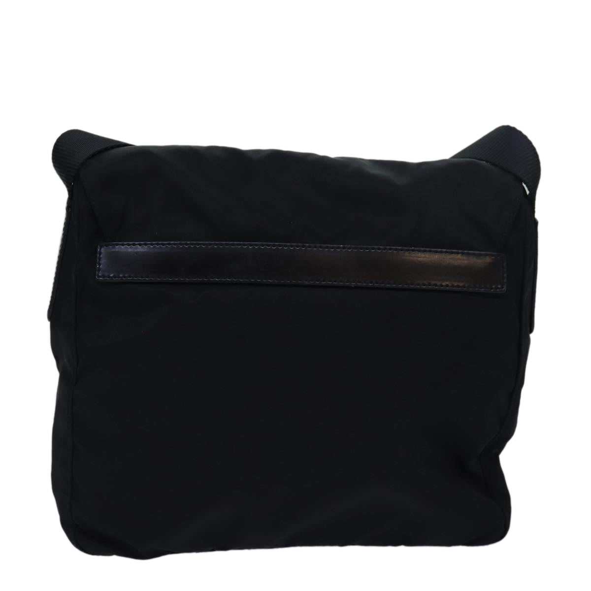 Prada Shoulder Bag Auth Nylon Black Black Auth Am6471
