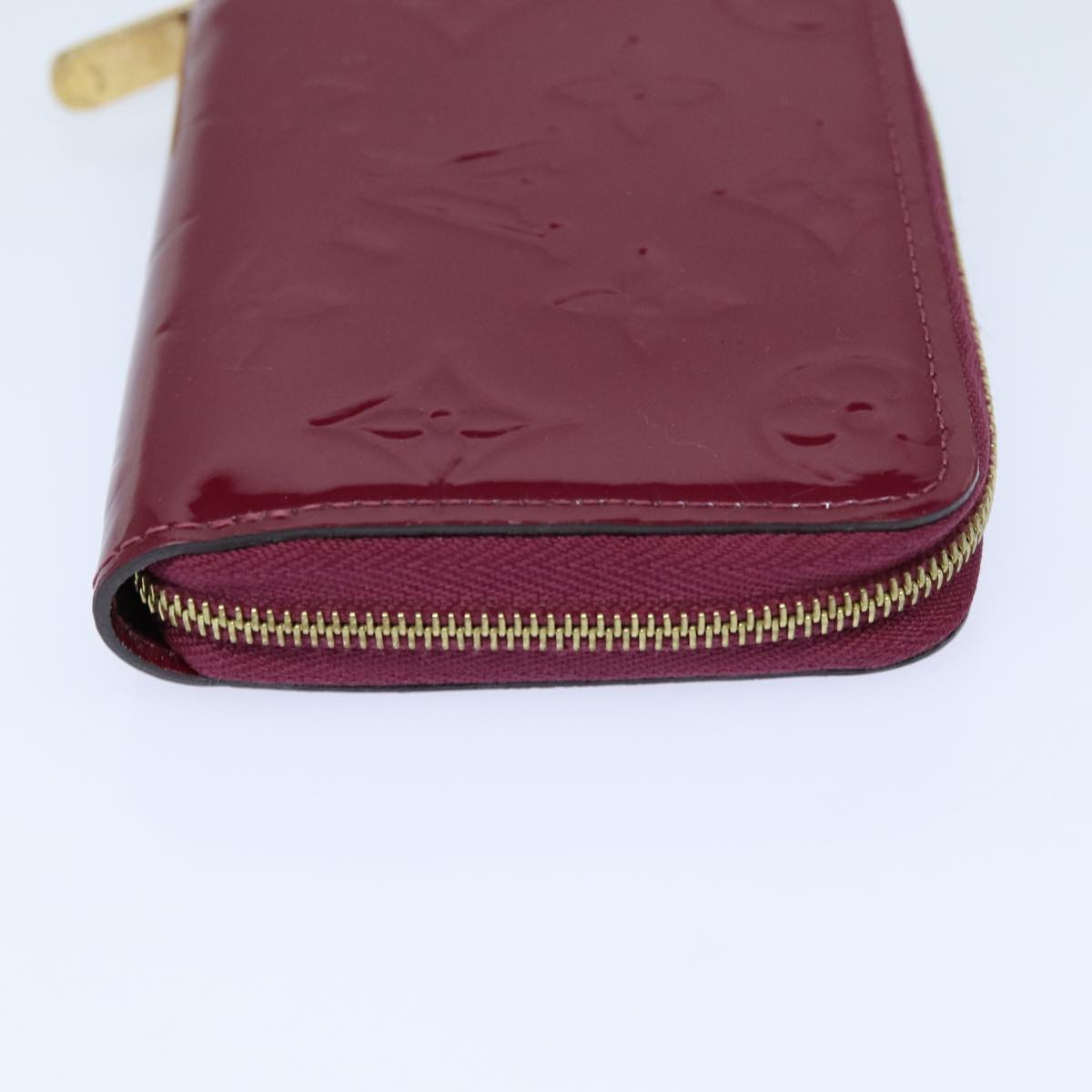 Louis Vuitton Monogram Vernis Zippy Coin Purse Wallet Purple am6485