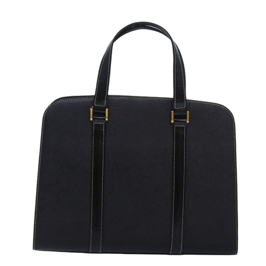 Burberry Luxury ss Hand Bag Auth Am6686 Leather Black Travel Bag