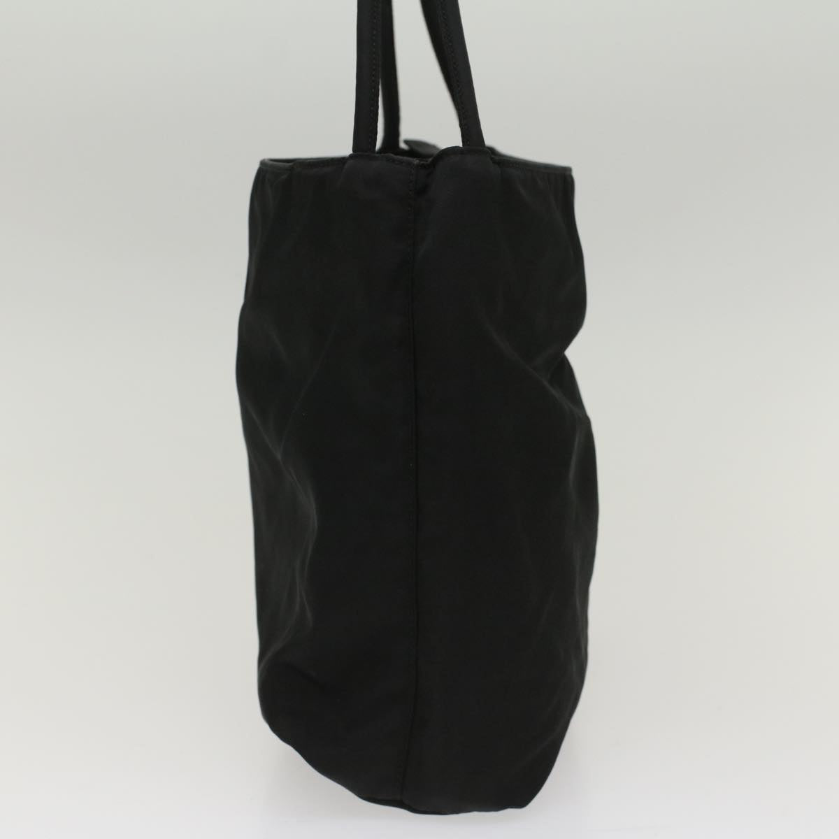 Prada Shoulder Bag Auth Nylon Black Black Auth Ar10075