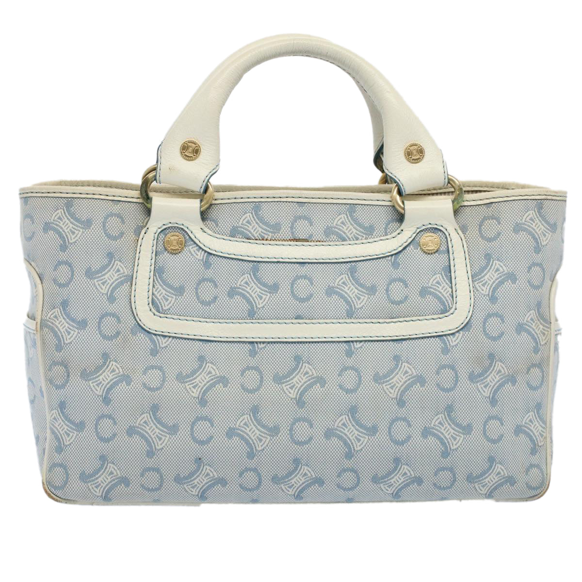 Luxury Paris Macadam Boogie Bag Hand Bag Canvas Blue Travel Bag