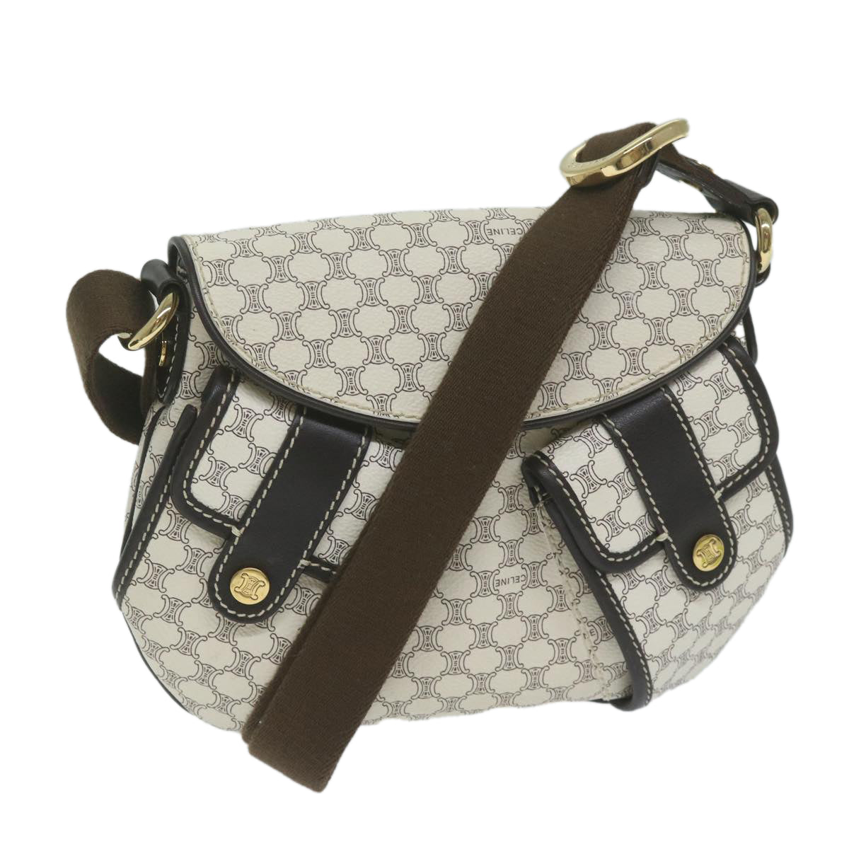 Luxury Macadam Shoulder Bag Pvc Whe Ar Leather Canvas