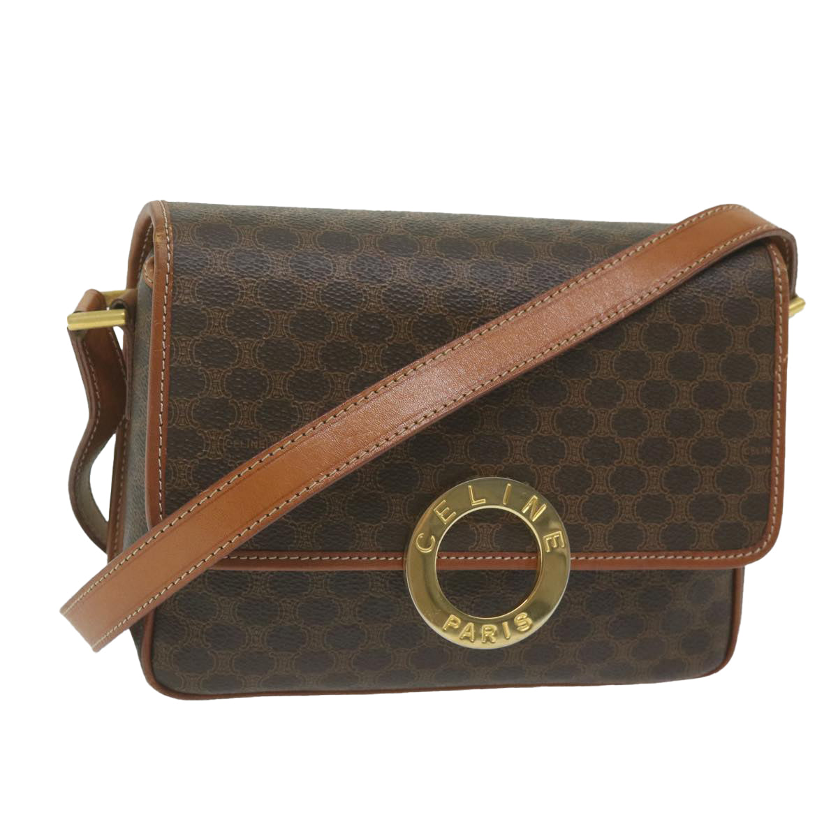 Luxury Macadam Shoulder Bag Pvc Ar B Leather Canvas
