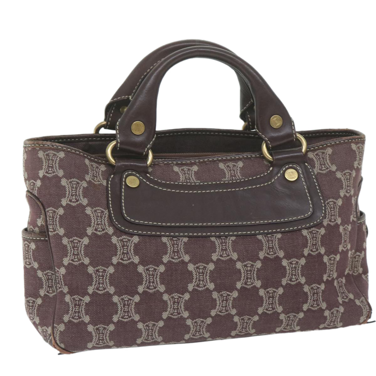 Luxury Paris Macadam Boogie Hand Bag Ar Canvas Brown Travel Bag