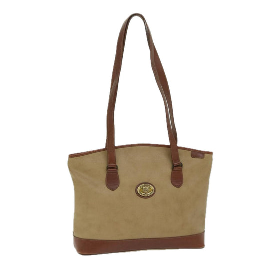 Burberry Luxury ss Shoulder Bag Pvc Auth Ar11499 Beige