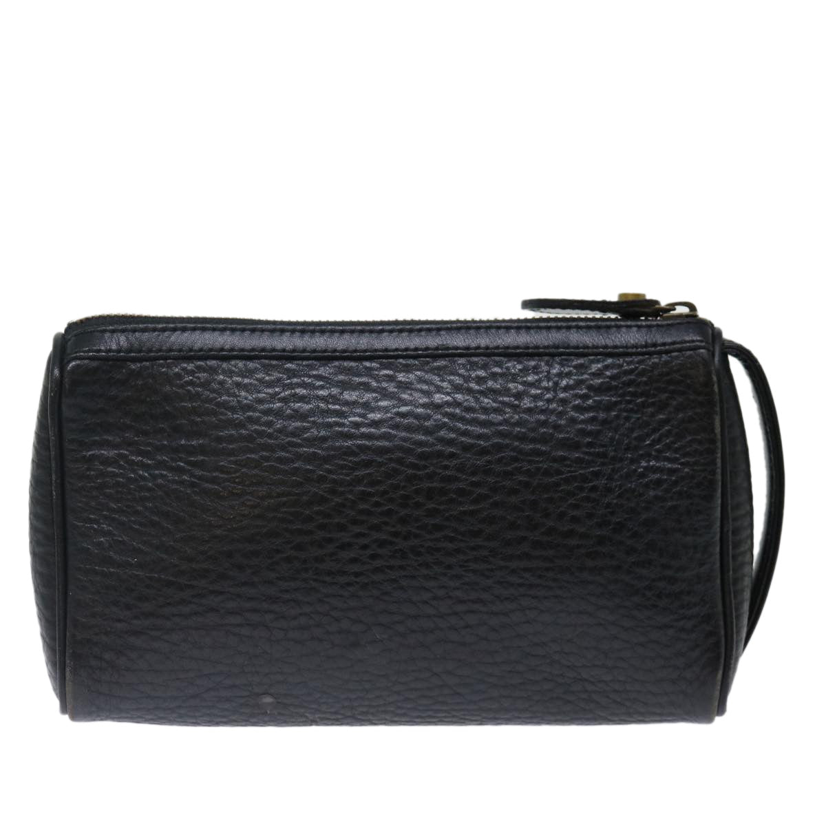 Burberry Luxury ss Clutch Bag Auth Ar11739 Leather Black