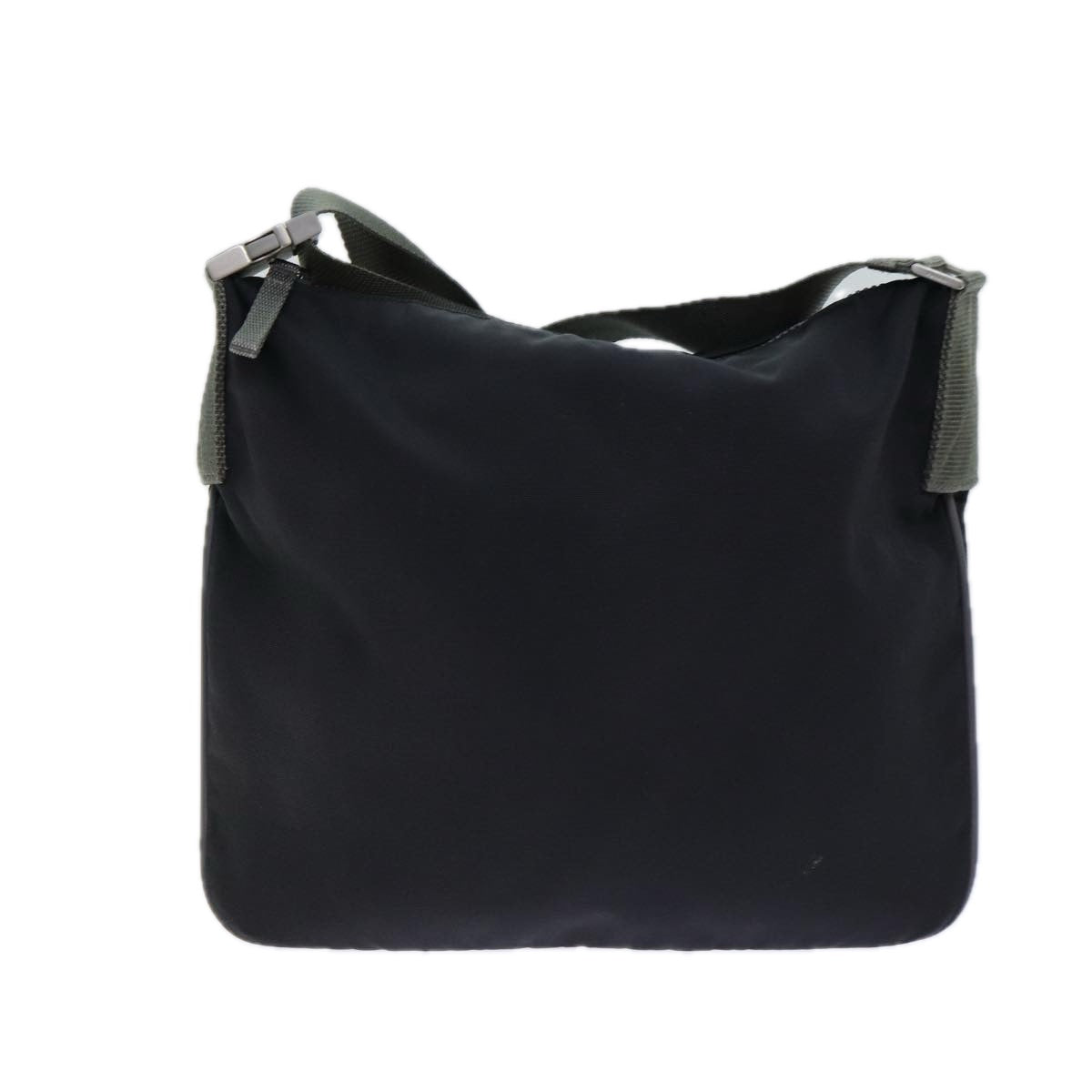 Prada Shoulder Bag Auth Nylon Black Black Auth Ar12031