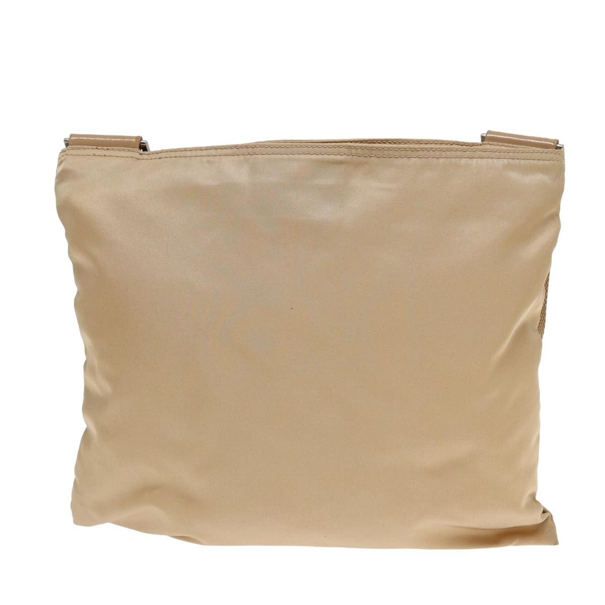 Prada Shoulder Bag Auth Nylon Beige Beige Auth Ar12032
